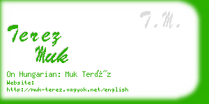 terez muk business card
